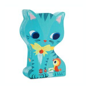 Djeco Pachat and Friends Cat Silhouette Puzzle 24 pieces